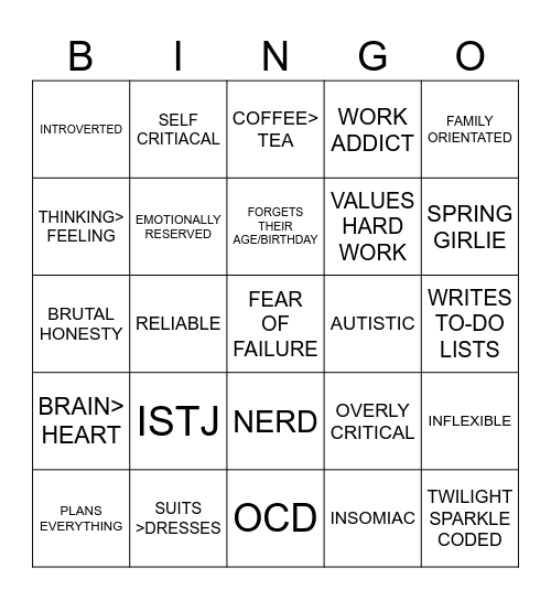 HOW MUCH LIKE REGIONAL ARE YOU?? Bingo Card