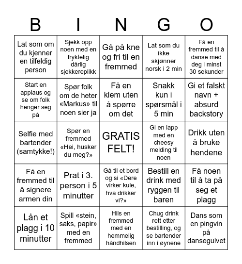 Barkveld Bingo Card
