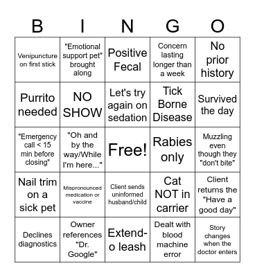 LCVC St. Paddy's Day BINGO 2025 Bingo Card