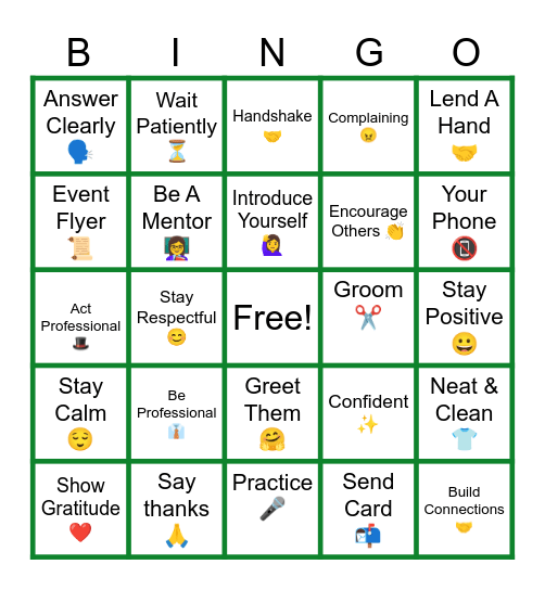 4-H Livestock Show & Sale Bingo Card