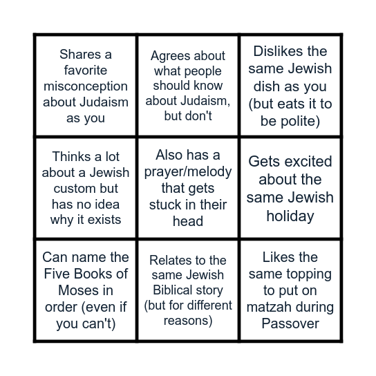 FIND SOMEONE WHO... Bingo Card