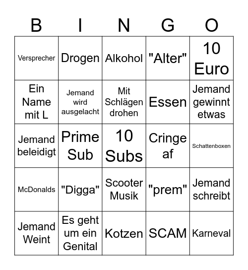 LeaKlnn Bingo Card