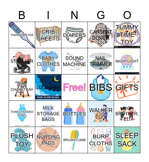 Baby Lexi! Bingo Card