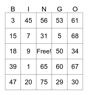 Consejo Barrial Parque Virgen de Fatima Bingo Card