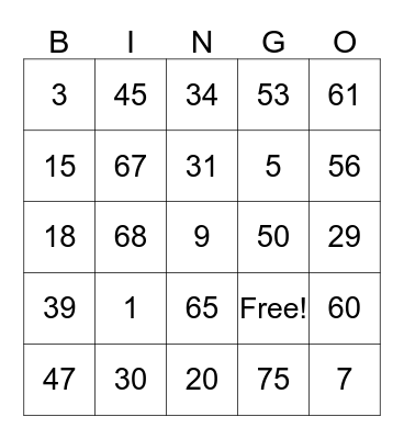 Consejo Barrial Parque Virgen de Fatima Bingo Card