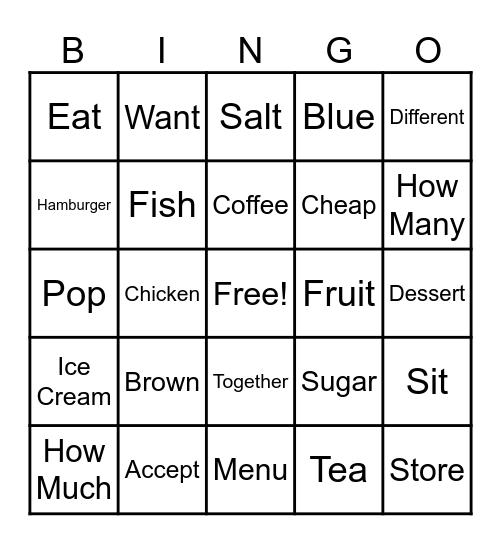 ASL Bingo Card