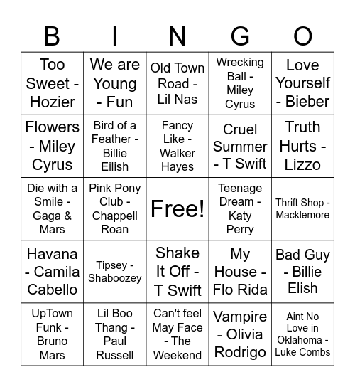 The Howl Bingo Style - 2010 - 2024 Bingo Card