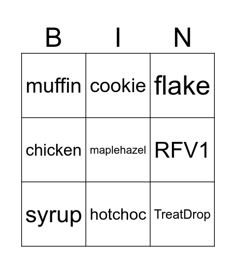 JDtest1 Bingo Card