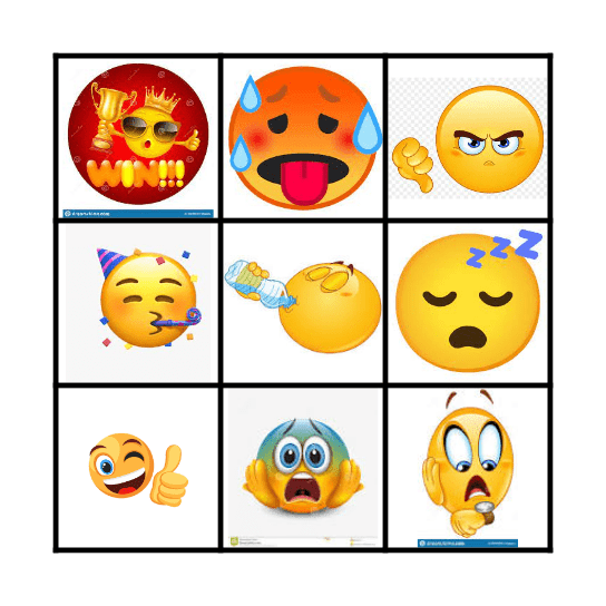Tener Expressions Bingo Card