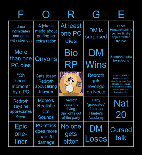 Fiendish Forge: Paw Patrol (Ep. 14): Facing Redroth Bingo Card