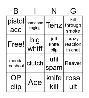coulda been love BINGO Card