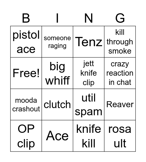 coulda been love BINGO Card