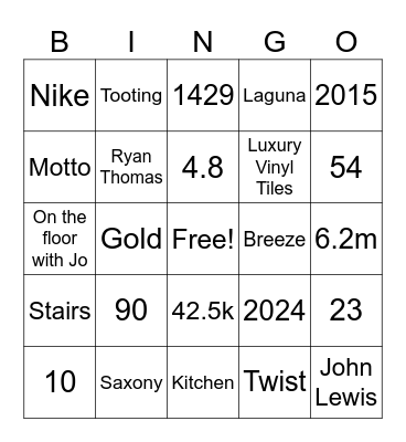 Welcome to Tapi Bingo Card