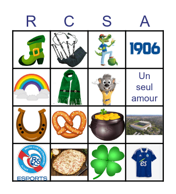 Bingo St Patrick Bingo Card