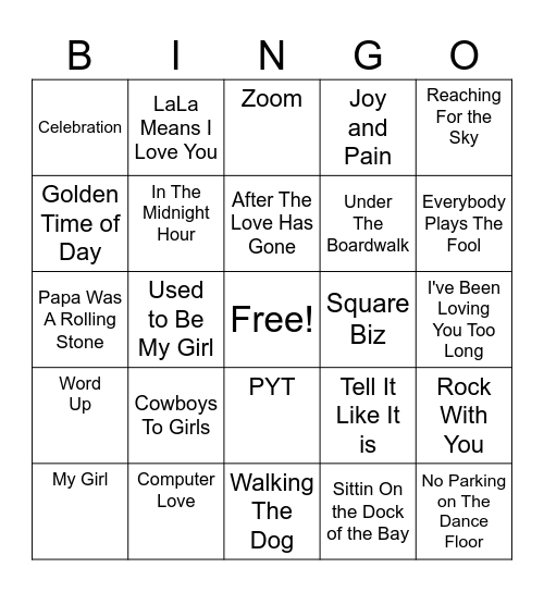 Agatha's Birthday Bingo Card