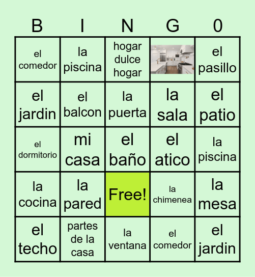 La casa 2-4 Bingo Card