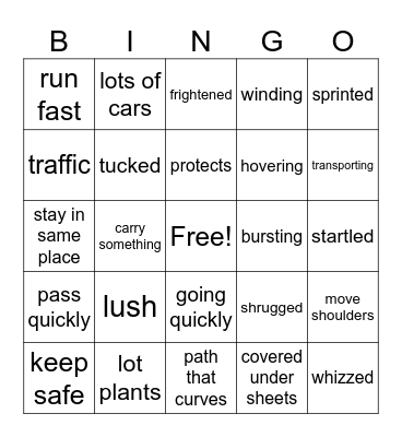 3rd grade Bingo Card