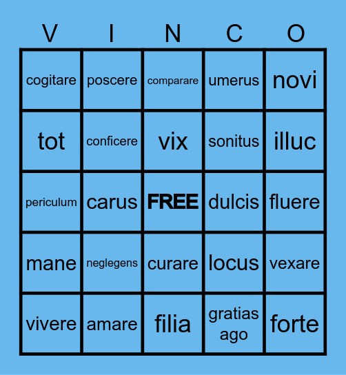 STAGE 19 Bingo Card