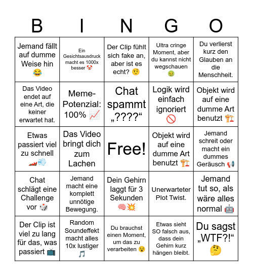 NÜRBURG RING Bingo Card