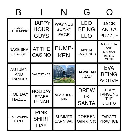BRIGHTWATER BINGO Card