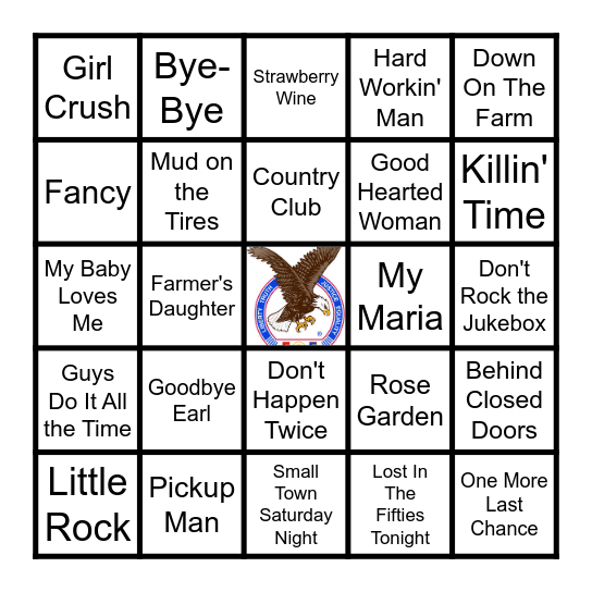 CLASSIC COUNTRY Bingo Card