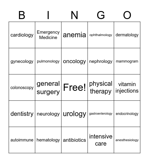 Donna's 2025 Bingo Card