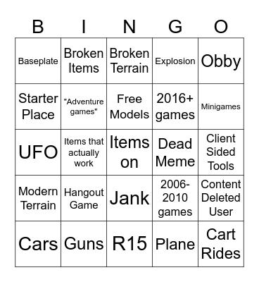 Super Place Roulette Bingo Card