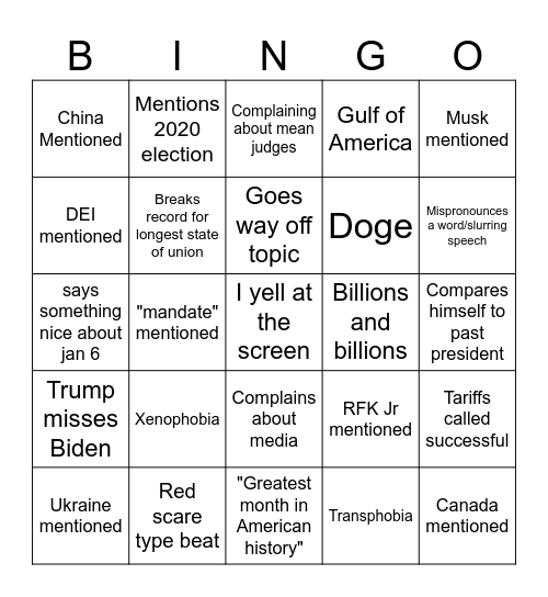 someone help me Bingo Card