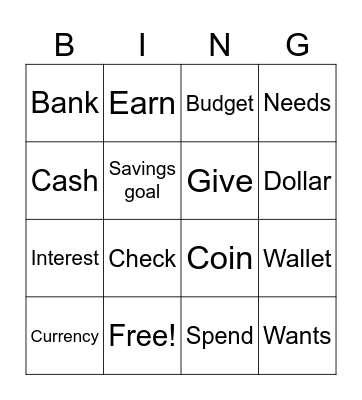 Four in a Row! Bingo Card