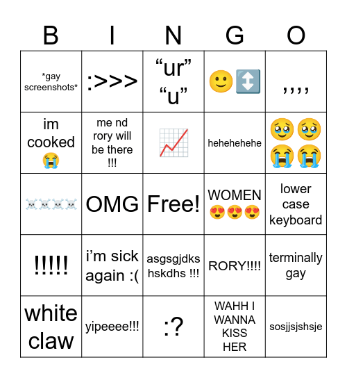 janie bingo 2025 Bingo Card