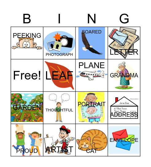 DEAR JUNO Bingo Card