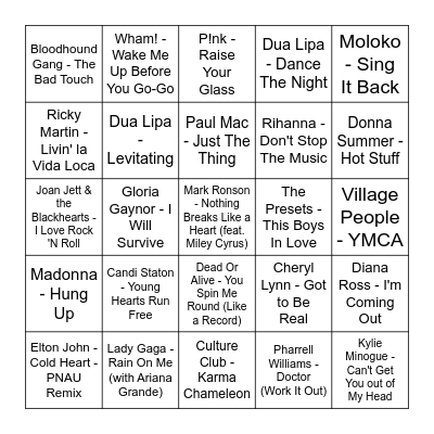 MARDI GRAS: Round 2 Bingo Card