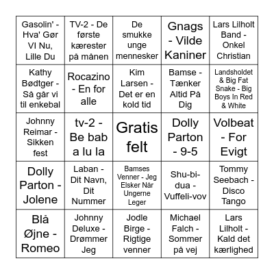 Bodega Bingo Card