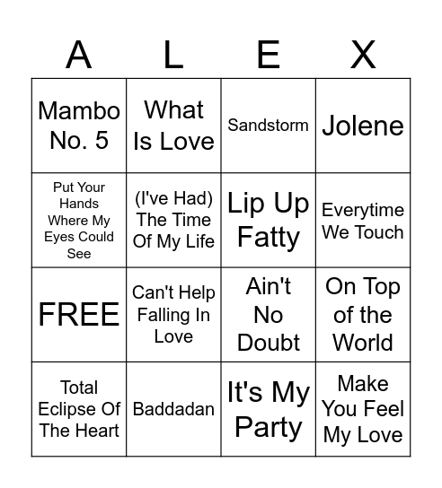 Your Weekly Fix of Everything - BINGO Card