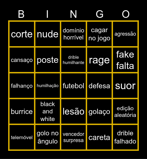 apurado bingo Card