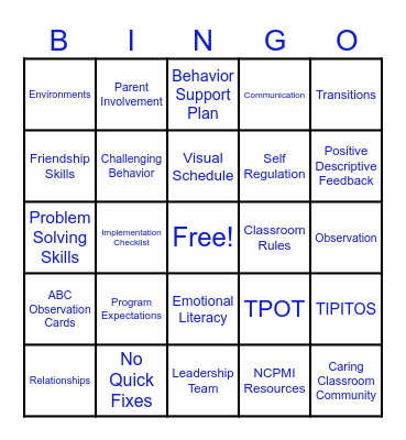 PYRAMID MODEL BINGO Card