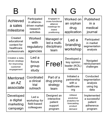 CLDP Bingo Card
