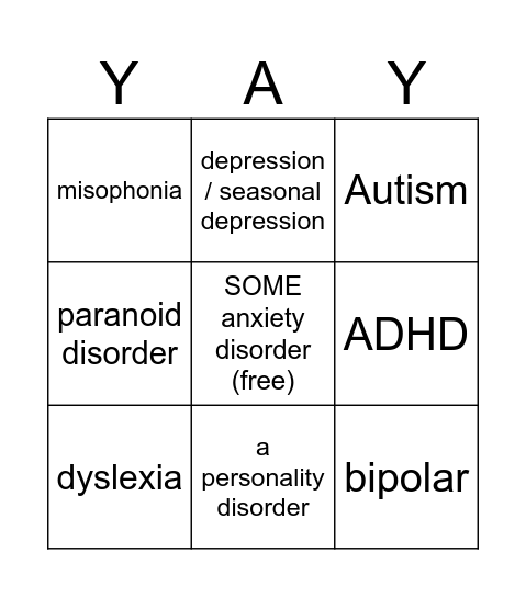 BUGGS DIAGNOSIS BINGO💥💥💥 Bingo Card