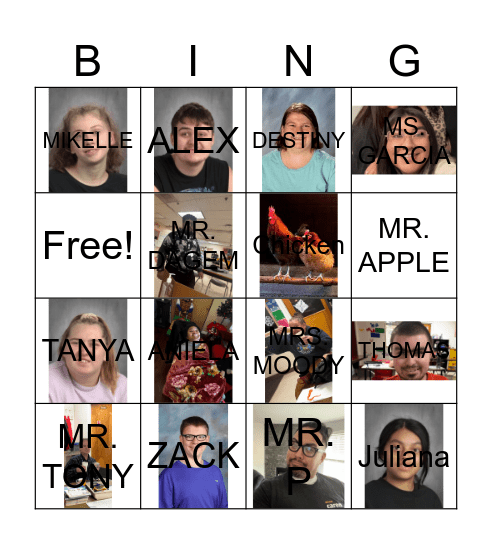 SB9 Bingo Card