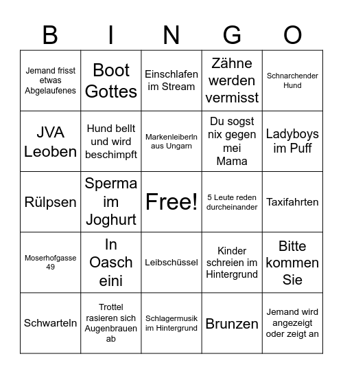 Assigame Bingo Card