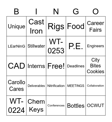 CAROLLO 2024 Bingo Card