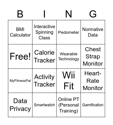 Tech BINGO Card