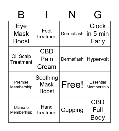 March Boost Madness Bingo Card