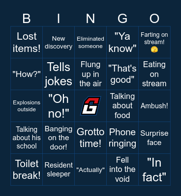 CZghost Example Bingo Card Bingo Card