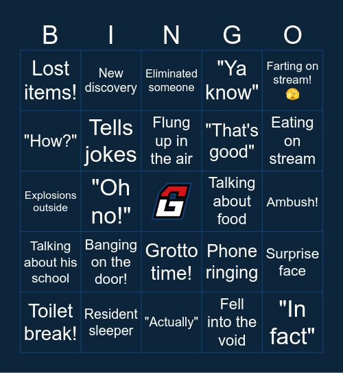 CZghost Example Bingo Card Bingo Card