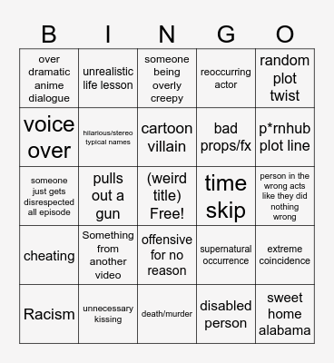 Tomorrow's Teaching Bingo Card
