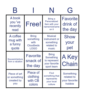 Cloudbeds Scavenger Hunt + Bingo Card