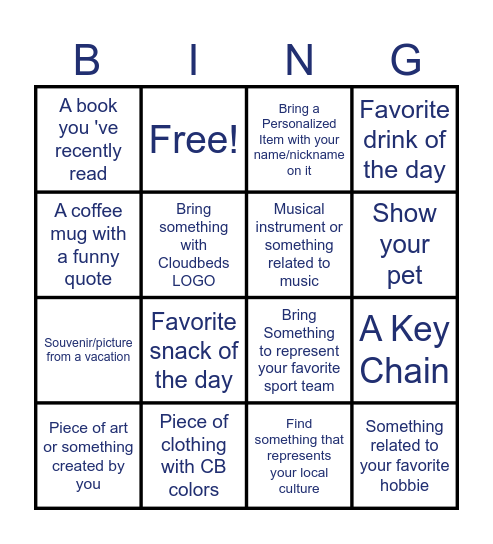 Cloudbeds Scavenger Hunt + Bingo Card