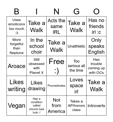 Card Maker Bingo Card
