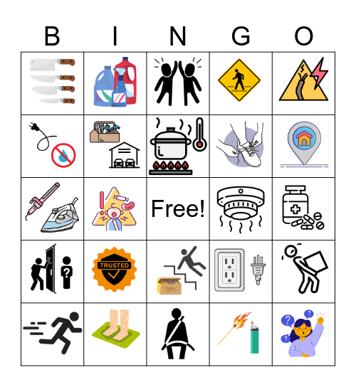 HOME SAFETY BINGO Card